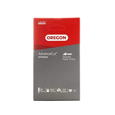 Image of Oregon AdvanceCut™ Saw Chain to fit 8 Inch Bosch, Ryobi, Mitox, Black &amp; Decker, Blaupunkt , Titan Spear Jackson, Einhell, Mac Allister, Gardenline Pole Saws, 33 Drive Links (91PX033E)