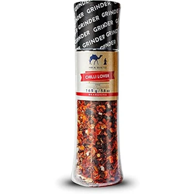 Image of Silk Route Spice Company Chilli Seasoning Giant Grinder 165g/5.8 oz