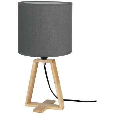 Image of Forlight Lighting Nuts Table Lamp Drum Shade E14 40W Grey