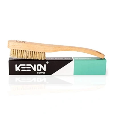 Image of KEENON SPORTS Wooden Climbing Brush Boulder Ideal Accessory Perfect for Chalk Bag and Bouldering Dense Natural Hair Bristles