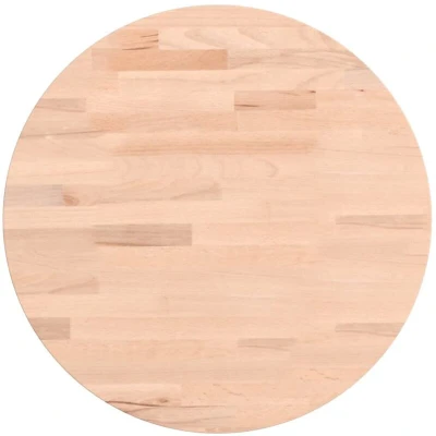 Image of vidaXL Table Top Ø40x4 cm Round Solid Wood Beech
