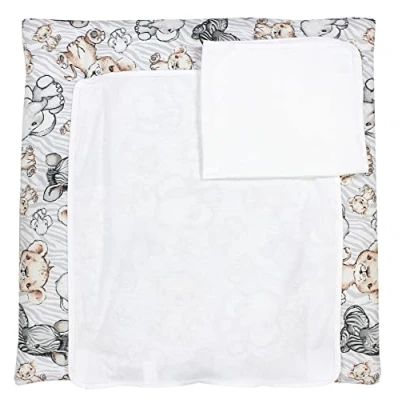 Image of TupTam Baby Changing Mat with 2 Terry Cover, Safari, 76 x cm