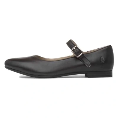 Image of Hush Puppies Melissa MEMORY FOAM Womens Black Leather Size UK 5