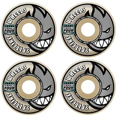Image of Spitfire Formula Four Skateboard Wheels Radial Full 97 White 58mm