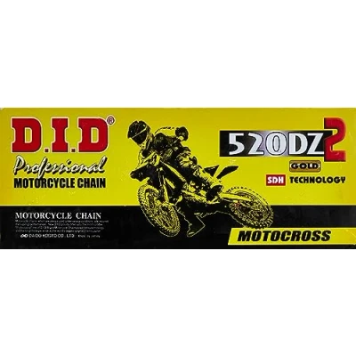 Image of DID (520DZ 120 Gold Link High Performance DZ2 Series Non O Ring Chain with Connecting