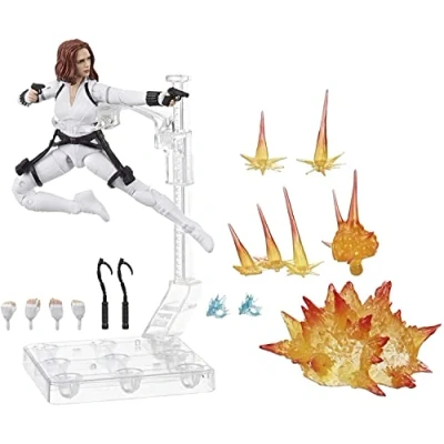 Image of Hasbro Marvel Black Widow Legends Series 15 cm Collectible Action Figure Toy, Includes 12 Accessories, Ages 4 And Up