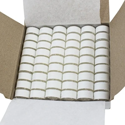 Image of Janome 108 Pre wound Embroidery Thread Bobbins White