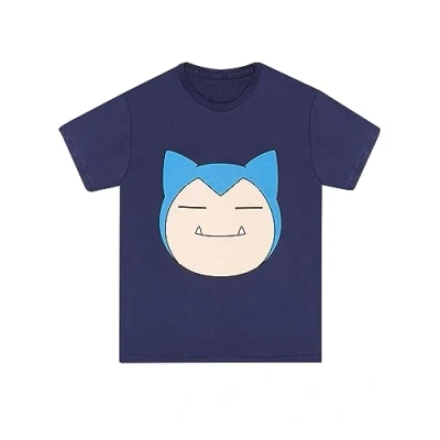 Image of Pokémon T Shirt Snorlax Boys Tshirt Sizes 5 to 6 Years Official Merchandise Blue