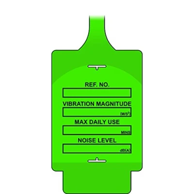 Image of &#039;AssetTag Flex Vibration Control&#039; Tag, Green
