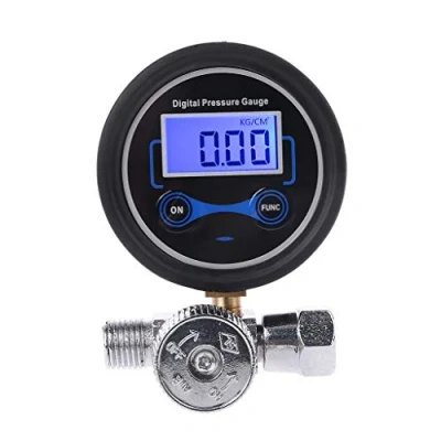 Image of Buwei Digital 1/4&quot; 200PSI Air Pressure Regulator Gauge Control Valve for Spray Gun