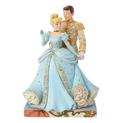 Image of Disney Traditions by Jim Shore A Fairytale Love Cinderella and Prince Charming Figurine