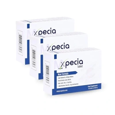 Image of XPECIA FOR MEN ANTI HAIR LOSS DHT BLOCKER NEW GROWTH FORMULA (180 Tablets)