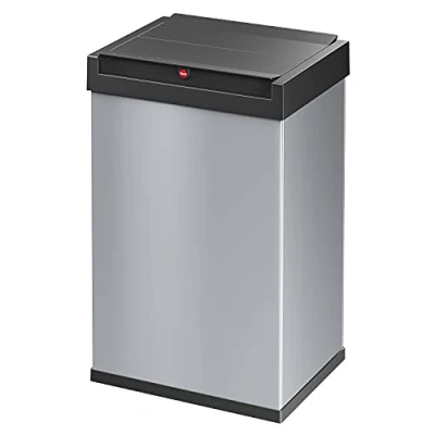 Image of Hailo Big Box, Rubbish Bin, White, 35 L