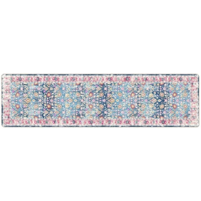 Image of vidaXL Rug Washable Multicolour 80x300 cm Anti Slip