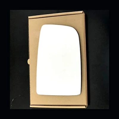 Image of Fits Mercedes Sprinter 2012 to 2018 RIGHT HAND (UK Driver Side) Convex Wing Mirror Glass (Slide On Fitting)