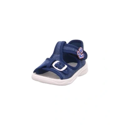 Image of Superfit Boy&#039;s Polly High Slippers, Blue, 4 5 UK Child