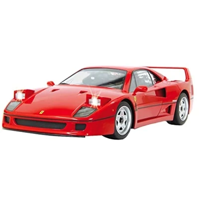 Image of Jamara 405166 Ferrari F40 1: 14 Red 27MHz Officially Licensed, Detailed Interior, Pop Up Headlights Via The Remote
