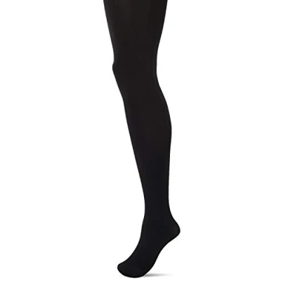 Image of DIM Women&#039;s 6p63570 ra Sg Triangle Coq Tights, 80, Black (Noir 0hz), L