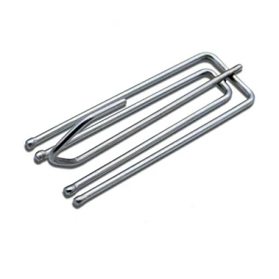 Image of iPEAK 60 Pack Metal Curtain Hooks Pinch Pleat Header Tape Pins Heavy Duty Deep Prong Hook (Silver)