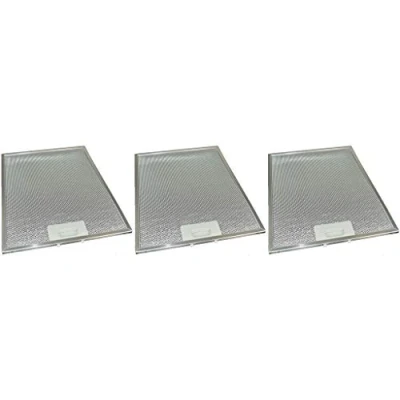 Image of Ufixt 3 x Cooker Hood Metal Mesh Grease Filter for Kitchen Extractor Fan Vent 283mm 380mm
