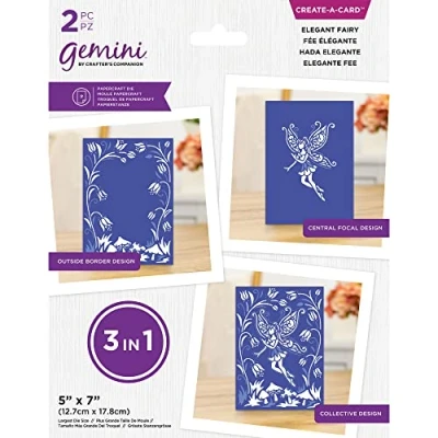 Image of Gemini 3 in 1 Create a Card Metal Cutting Die Elegant Fairy