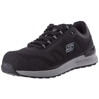 Image of Skechers Men&#039;s Bulkin Bragoo Sneaker, Black, 5.5 UK