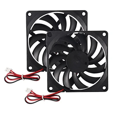 Image of 2Pcs DC 5V 8010 Fan 3D Printer 80x80x10 Brushless Cooling 80MM for Makerbot Ardu ino PC CPU Computer Case Cooler