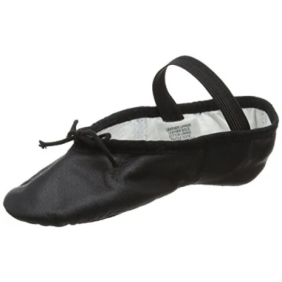 Image of Bloch 209 Arise Leather Ballet Shoe, Full Sole,Black,7.5 C UK (27.5 EU)
