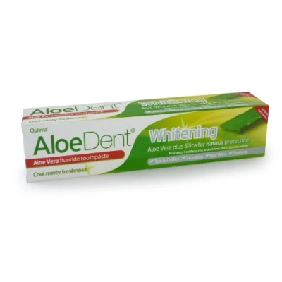 Image of Aloedent Whitening Aloe Vera Fluoride Toothpaste 100ml Pack of 3