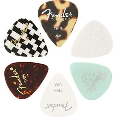 Image of Fender 351 Shape, Material Medley, Thin, (6)