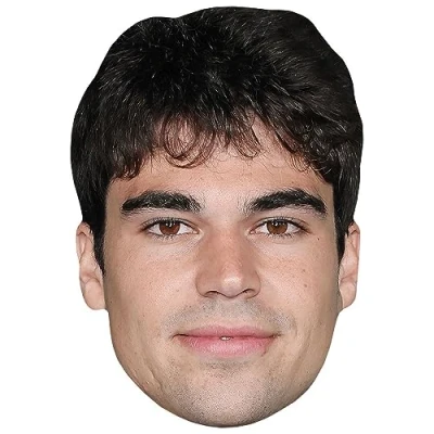 Image of Lance Strulovitch (Stubble) Celebrity Mask, Flat Card Face, Fancy Dress Mask