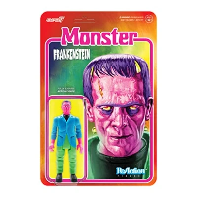 Image of Super7 Universal Monsters Frankenstein (Costume Colors) 3.75 in Scale Reaction Figure