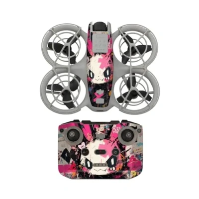 Image of DJYILUF Mavic Neo Skin, Waterproof Scratch Proof Decals Stickers Compatible with DJI RC N3 Storage Drone (C)