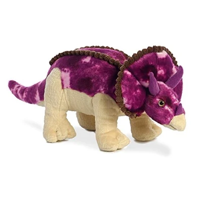 Image of Aurora, 32117, Triceratops Dinosaur, 13In, Soft Toy, Purple