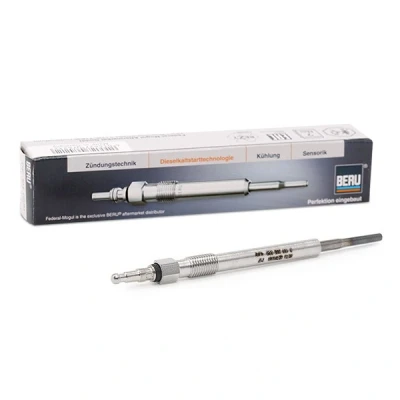Image of MN980234 Glow Plug BERU ISS GE101 4,4V 25A M8x1,0 after capable, Pencil type 117mm 20Nm 8Nm 93 AUDI: A6 C6 Avant, A3 Sportback