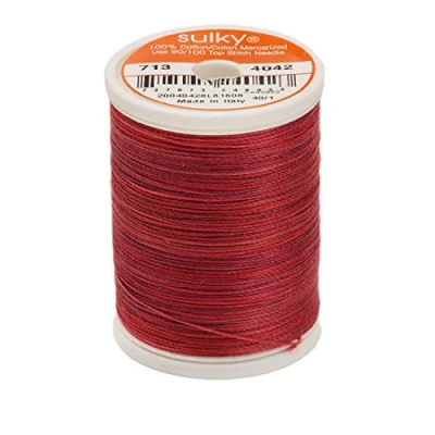 Image of Sulky 330 yd 12 Weight Blendables Thread, Redwork