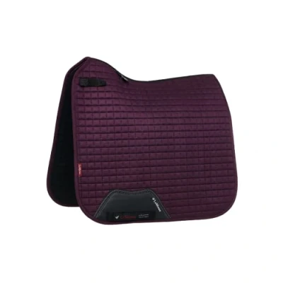 Image of LeMieux Dressage Suede Square Saddle Pad Pads for Horses Equestrian Riding Equipment and Accessories (Fig Small/Medium)