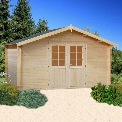 Image of Palmako Lotta 3.9m x Log Cabin Garden Room (34mm)