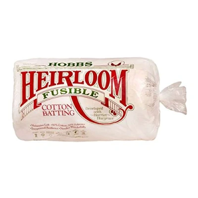 Image of Hobbs Heirloom Fusible Blend: 45 x 60in (Crib), Cotton, White