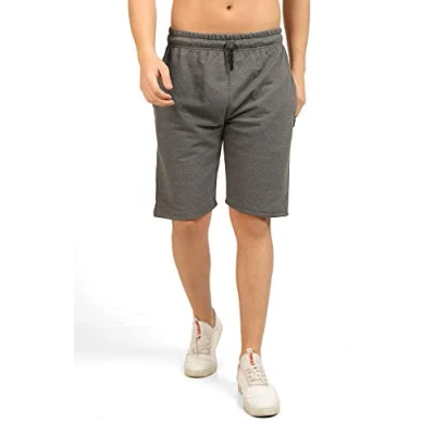 Image of COMEOR Sports trousers, men&#039;s short shorts, jogging bottoms, running summer cotton training Bermuda fitness darkgray, XXL