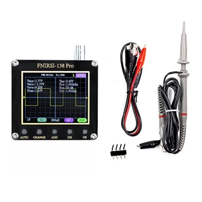 Image of WANGCL 138Pro Handheld Portable Oscilloscope set With High voltage probe 2.4&quot; TFT Display Digital Mini 200KHz Bandwidth and 2.5MS/S Sampling Rate