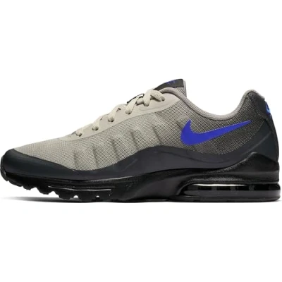 Image of Nike Men&#039;s Air Max Invigor Basketball Shoe, Black Racer Blue Anthracite 001, 10 UK
