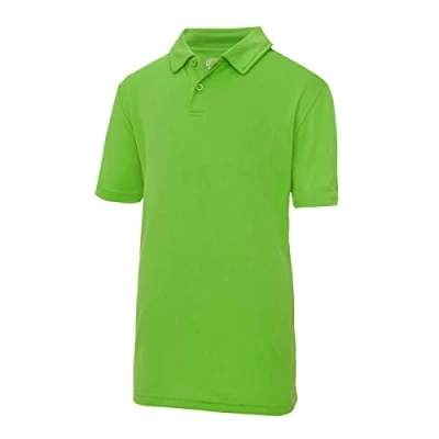 Image of AWDis Kids Cool Polo Shirt, Lime, 12 13 años