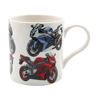 Image of lesser and pavey Fine China Mug Superbike 1 Piece 13x9x10 cm