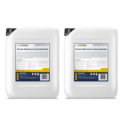 Image of Green Remover Concentrate For Roofs, Walls, Driveways &amp; Patios Removes Organic Matter, Algae, Mould More (Formerly Moss Plus) (10 Litre)