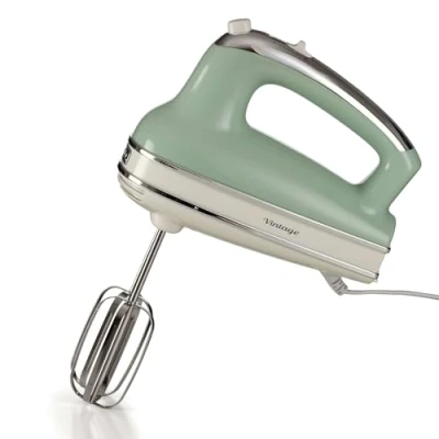 Image of ARIETE Vintage 1548 Hand Mixer Green, Green