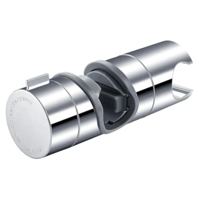 Image of Joyoldelf 19 25MM Adjustable ABS Replacement Hand Shower Rail Head Slider Clamp Holder Bracket, Chrome Plated