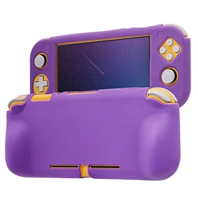 Image of Switch Lite Purple Case, Grip Case for Nintendo Lite, Silicone