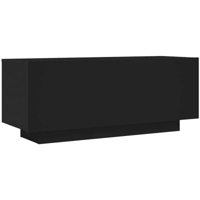 Image of vidaXL TV Cabinet Black 100x35x40 cm Engineered Wood