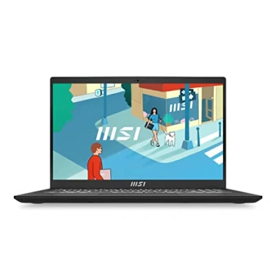 Image of MSI Notebook Modern 15 H laptop (B13M 004UK), Intel Core i5 13420H, 15.6&quot; FHD 60Hz Panel, Iris Xe Graphics, 8GB*2 DDR4, 512GB NVMe PCIe SSD, Windows 11 Classic Black